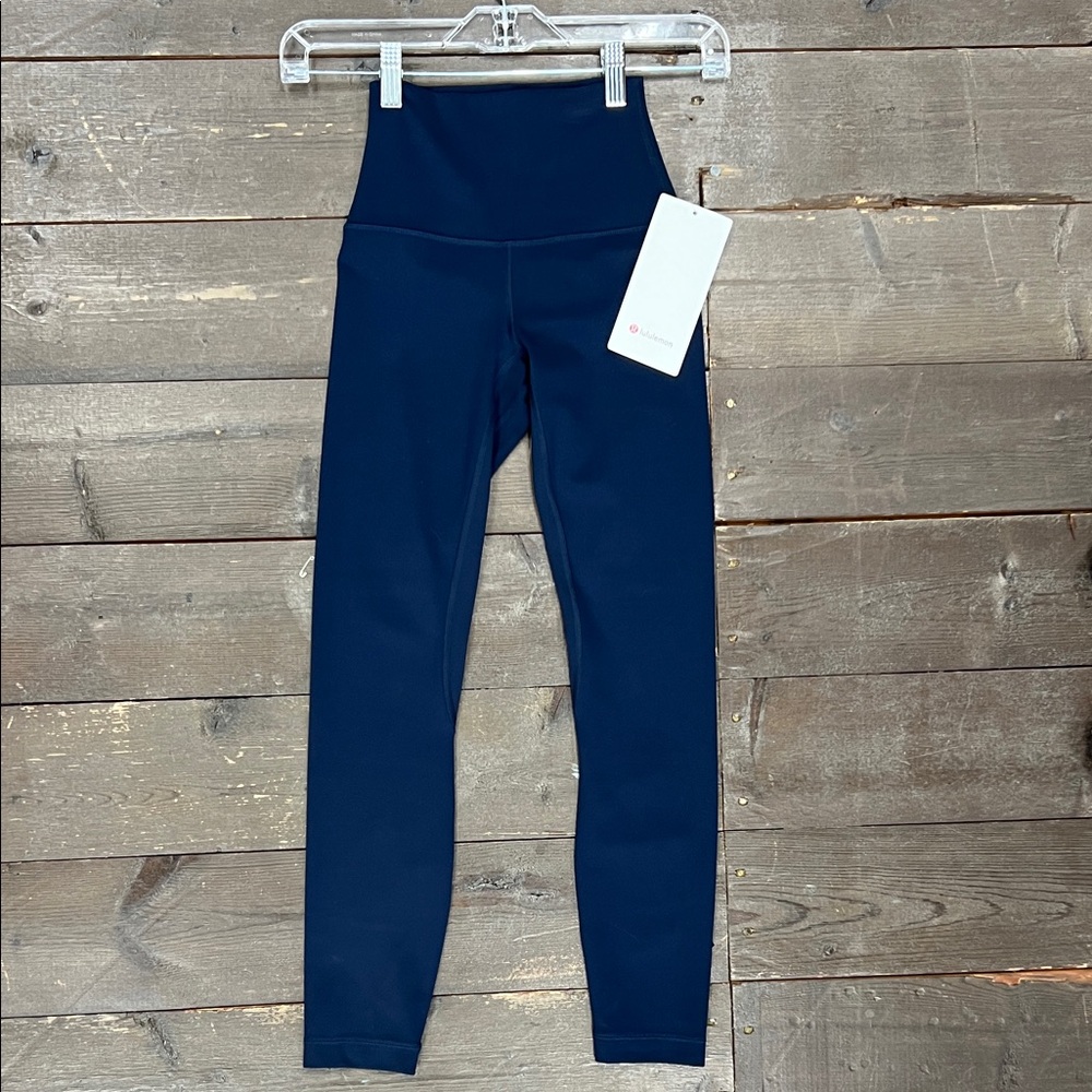 lululemon athletica Navy Align 28 Leggings. Size 0. NWT